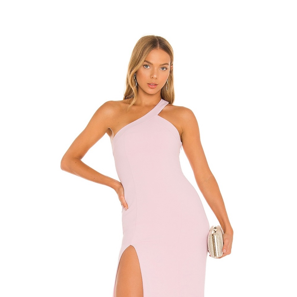 NBD Evan gown in rose pink